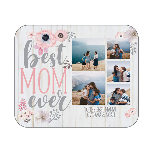 Let's Make Memories Personalized Best Mom Ever Mouse Pad - for Mom - for Her - for Grandma