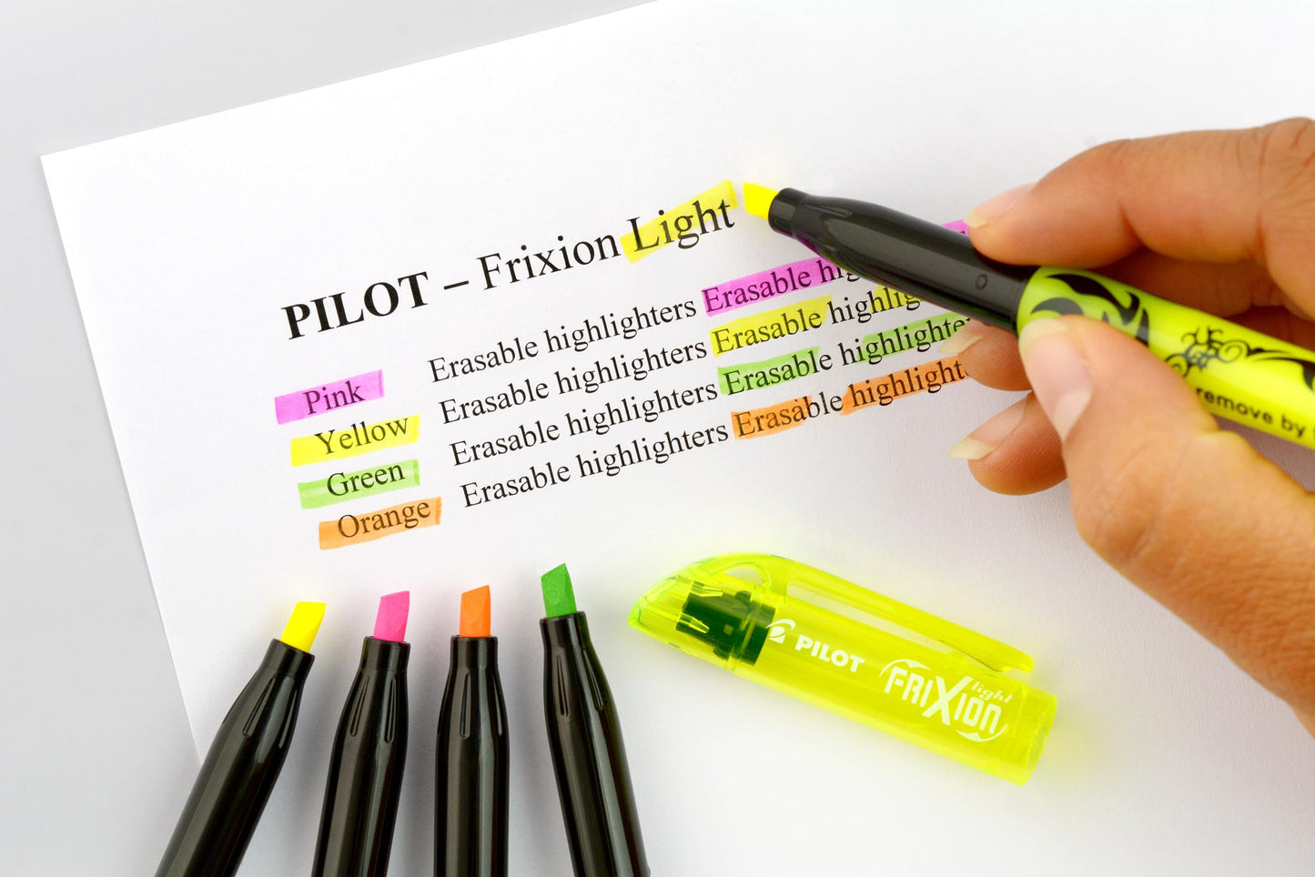 Pilot Frixion Light Erasable Highlighter - Yellow