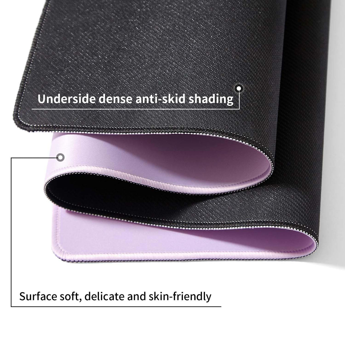 DOBAOJIA Light Pink Mouse Pad, Keyboard and Mouse Mat XXXL 35.4” x 15.8”