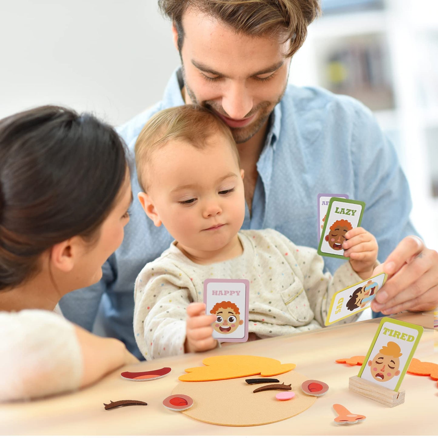 PP OPOUNT Social Emotional Learning Toy, Funny Faces Games