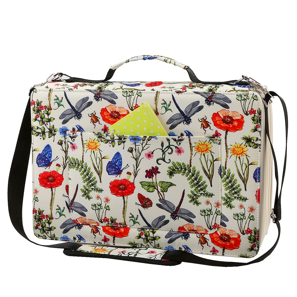 Lbxgap 480 Slots Pencil Case, 5-Layer Organizer with Shoulder Strap