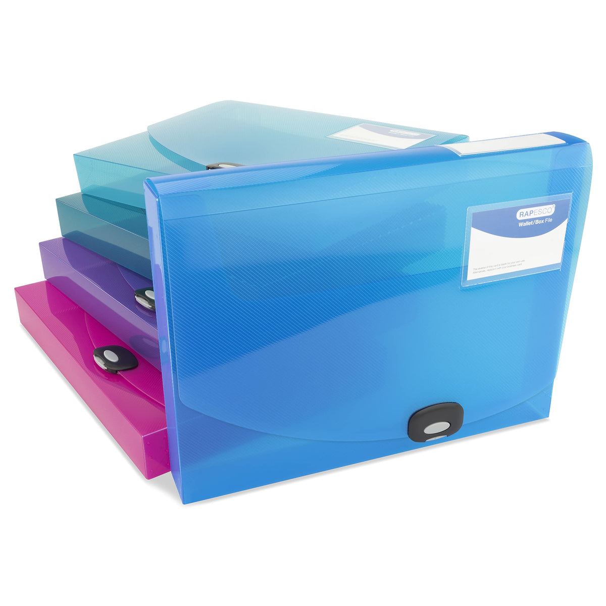 Rapesco 1690 Rigid Box File, 40 mm Spine, A4, Pack of 5