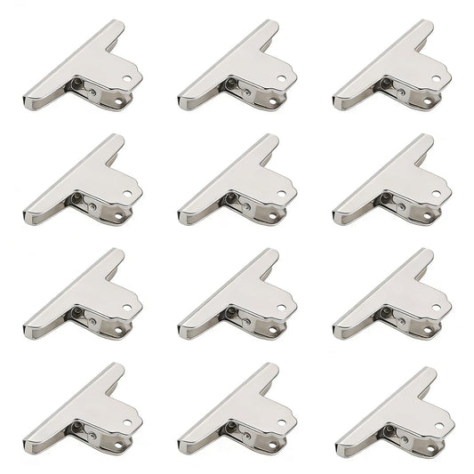 Extra Large Bull Paper Clips, 4.72 Inch - 12 Pack, Silver, 120 mm, Stainless Steel Mountain Binder