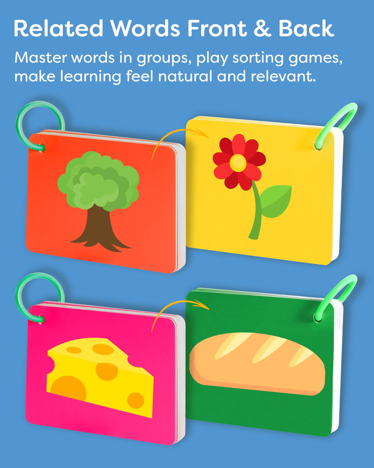 100 First Words Flash Cards - High Contrast Picture Flashcards