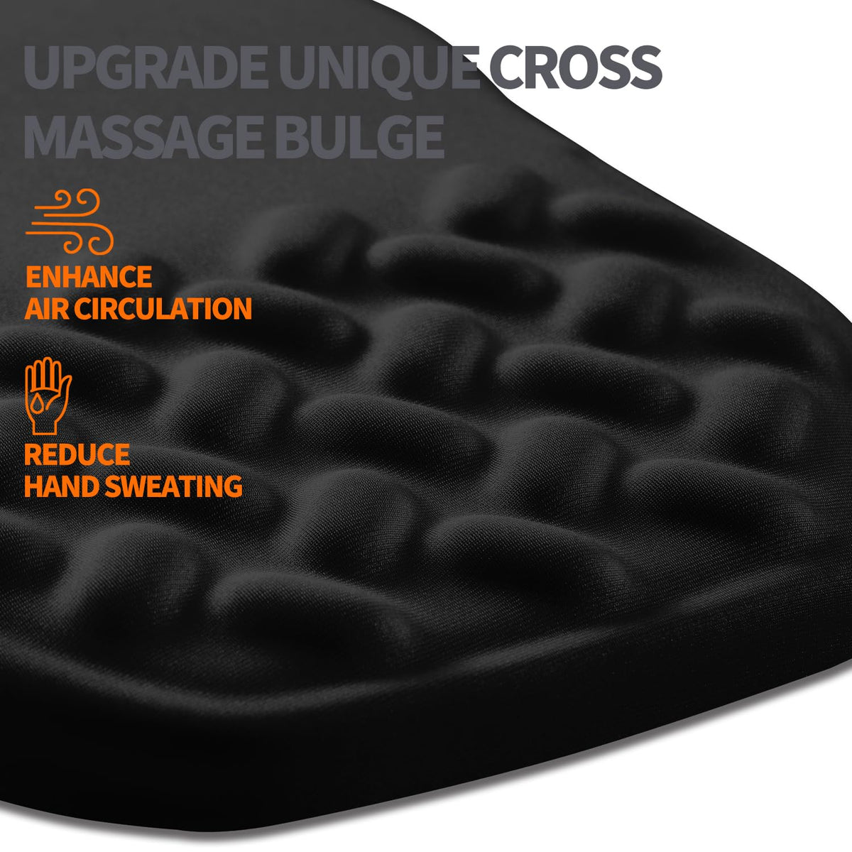 Armanza Ergonomic Slope Mouse Pad Wrist Support, Wrist Rest Mousepad for Carpal Tunnel Pain Relief
