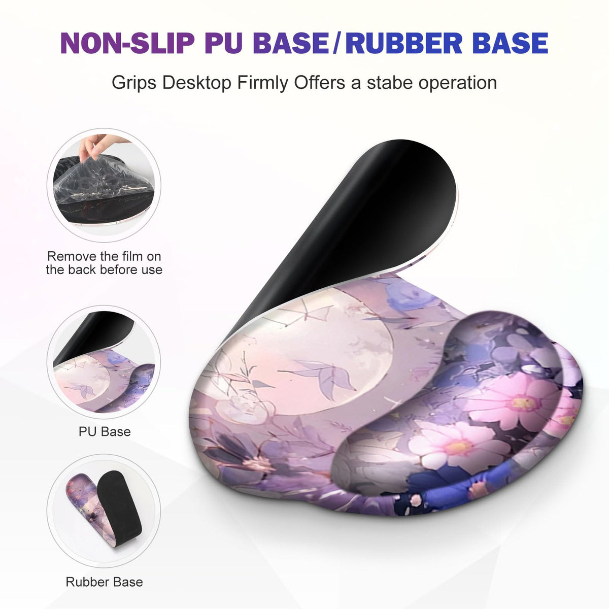 Large Desk Mat, Gaming Mouse Pad Desk Pad, Mousepad + Keyboard Wrist Rest