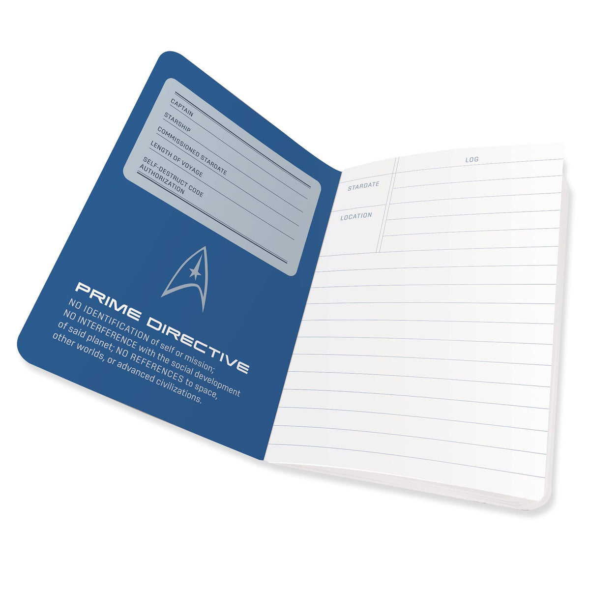 The Unemployed Philosophers Guild Star Trek Captain's Log Notebook, 5" x 7"