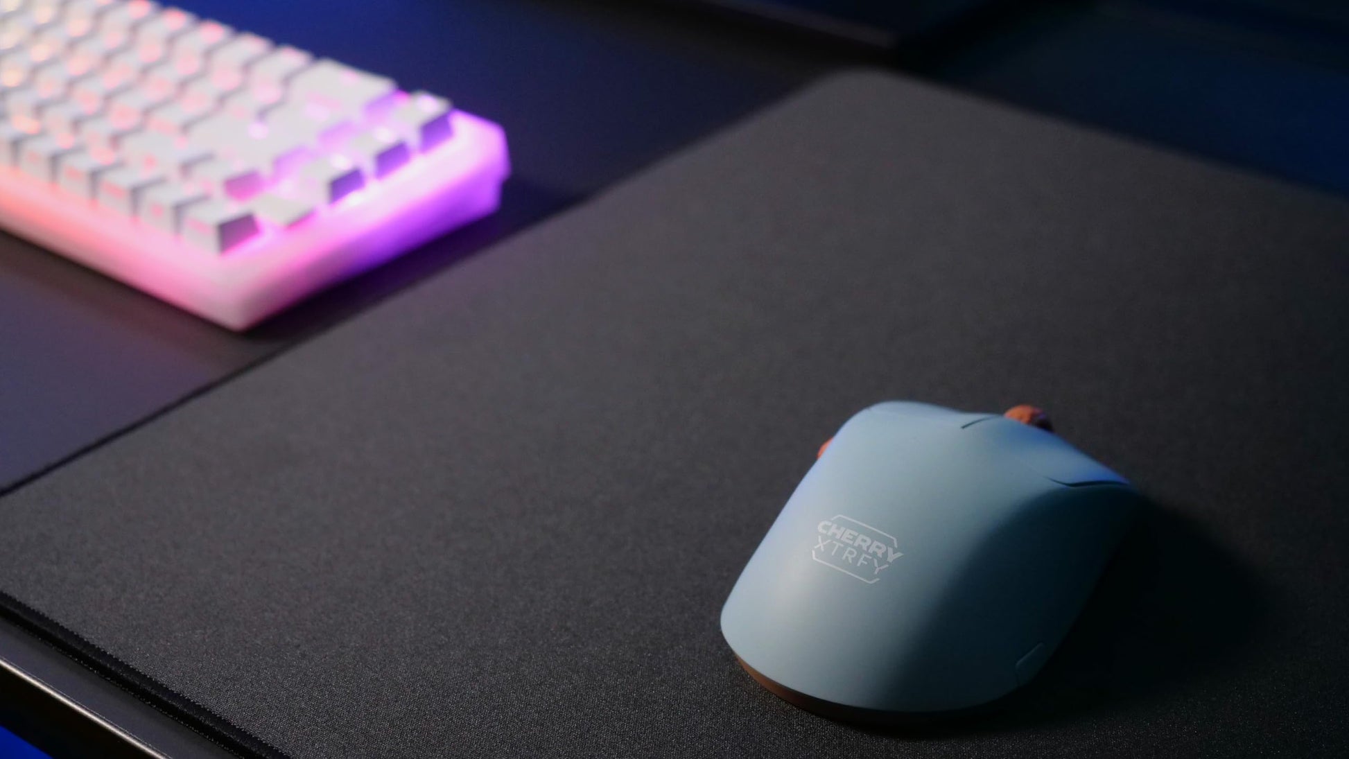 CHERRY XTRFY GP5, Fabric Gaming Mouse Pad in L (460 x 400 x 4 mm), Smooth Speed Pad for Precision
