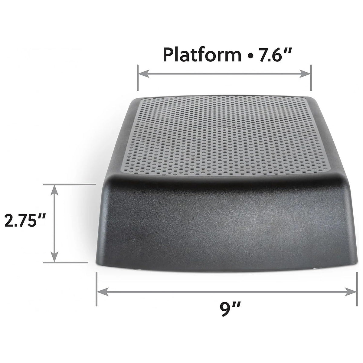 Allsop ErgoRiser Monitor Stand – Made in the USA, with US Sourced ABS Plastic