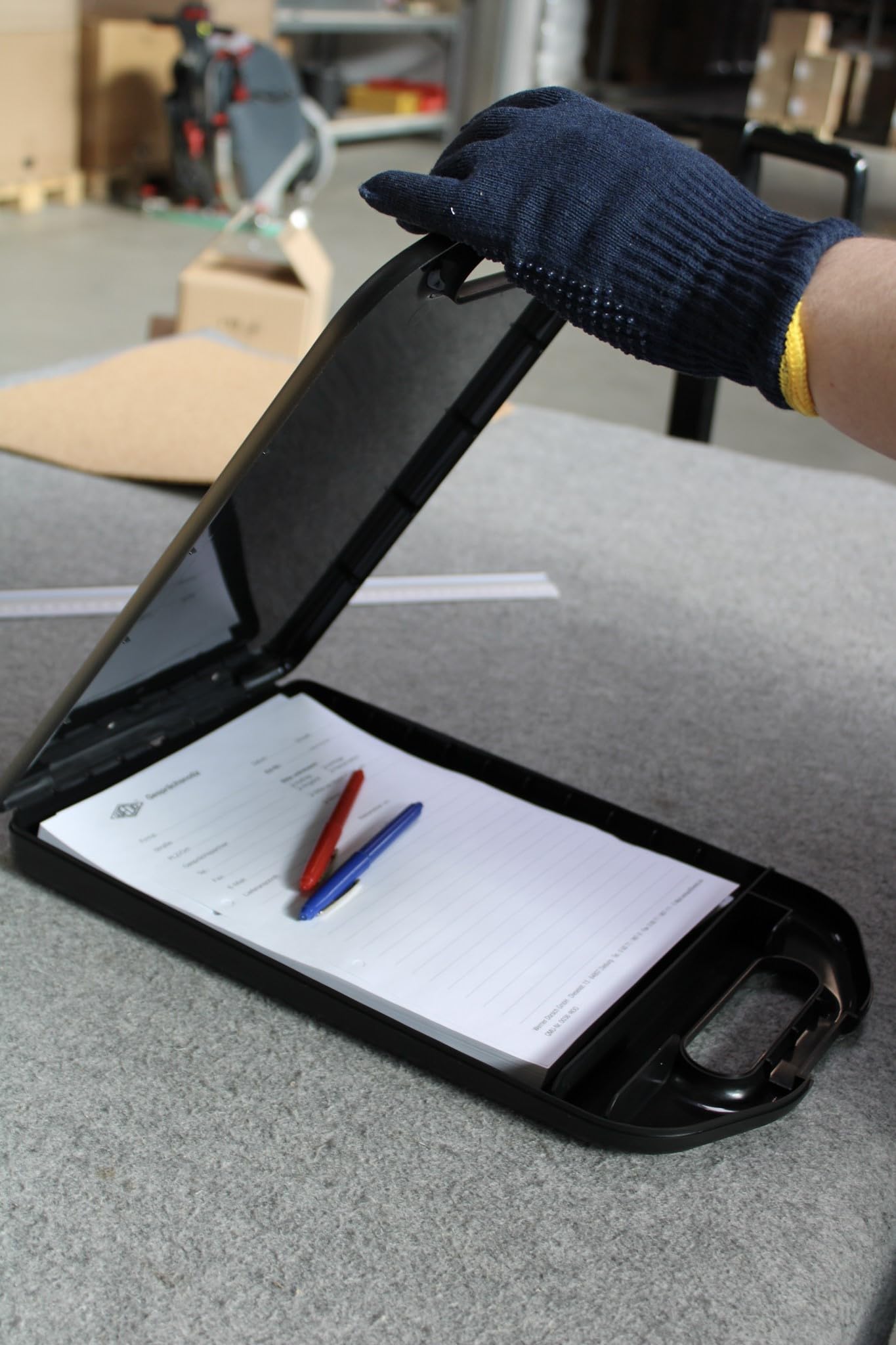WEDO Clipboard and Storage Case - Black