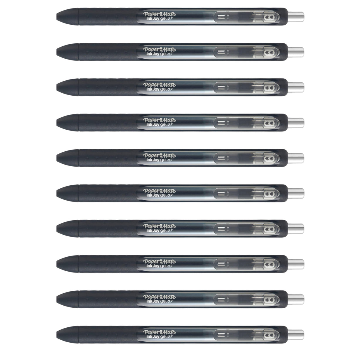 Paper Mate InkJoy Gel Pens | Medium Point (0.7mm) | Black Ink | 12 Count