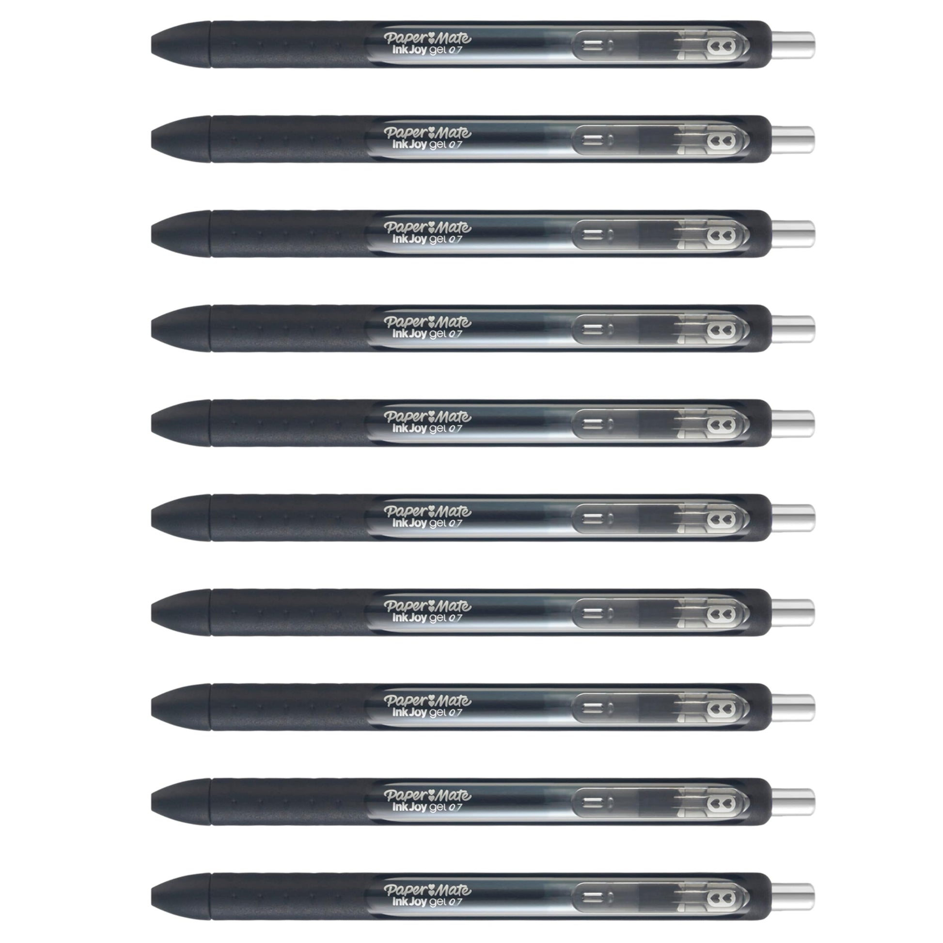 Paper Mate InkJoy Gel Pens | Medium Point (0.7mm) | Black Ink | 12 Count