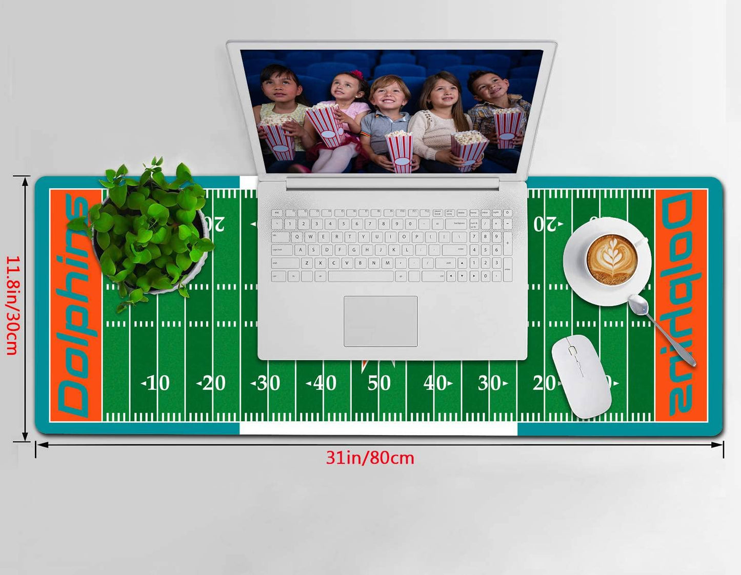 Large Gaming Mouse Pad, Mousepad with Non-Slip Rubber Base for Laptop Computer Desktop