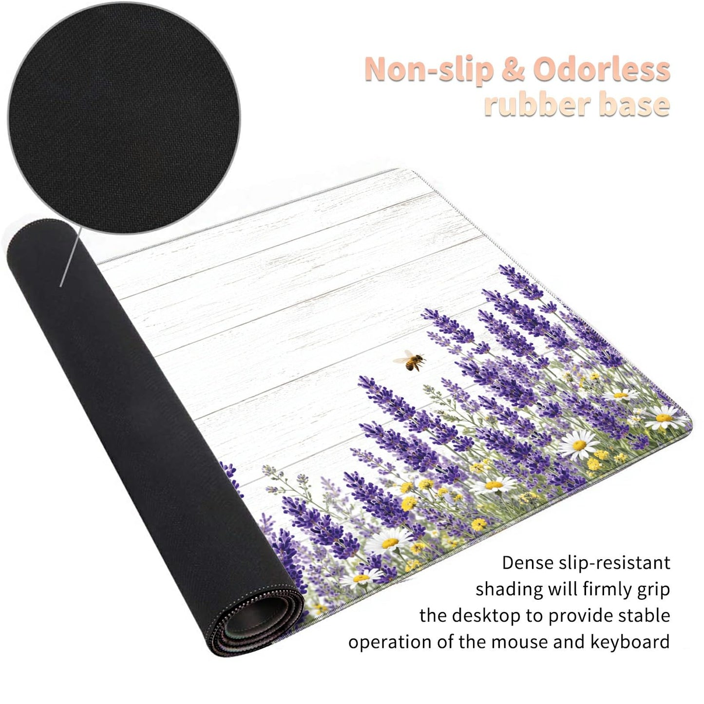 Desk Mat Large Gaming Mouse Pad + Coaster