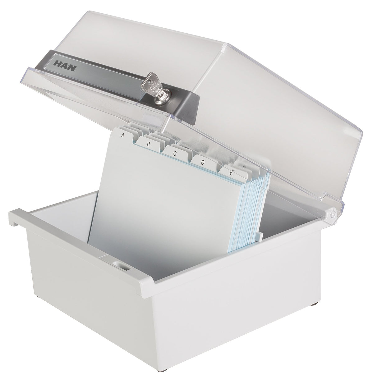 HAN 965-S-631, Card Filing Box Special Edition A5 Landscape. Innovative, Attractive Design Holds