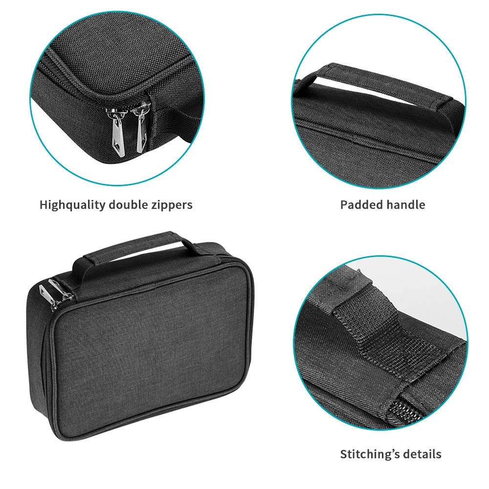 Number-one Large Capacity Pencil Case, 72 Slots Colored Pencil Pouch Bag Portable Pencil Holder