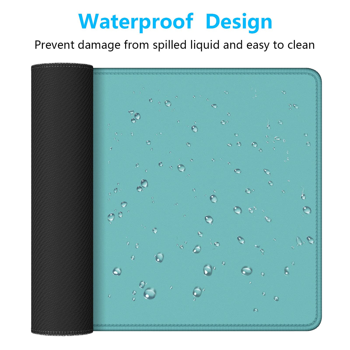 Dapesuom Large Gaming Mouse Pad, Extended Mouse Mat with Stitched Edges, Full Size Keyboard Pad