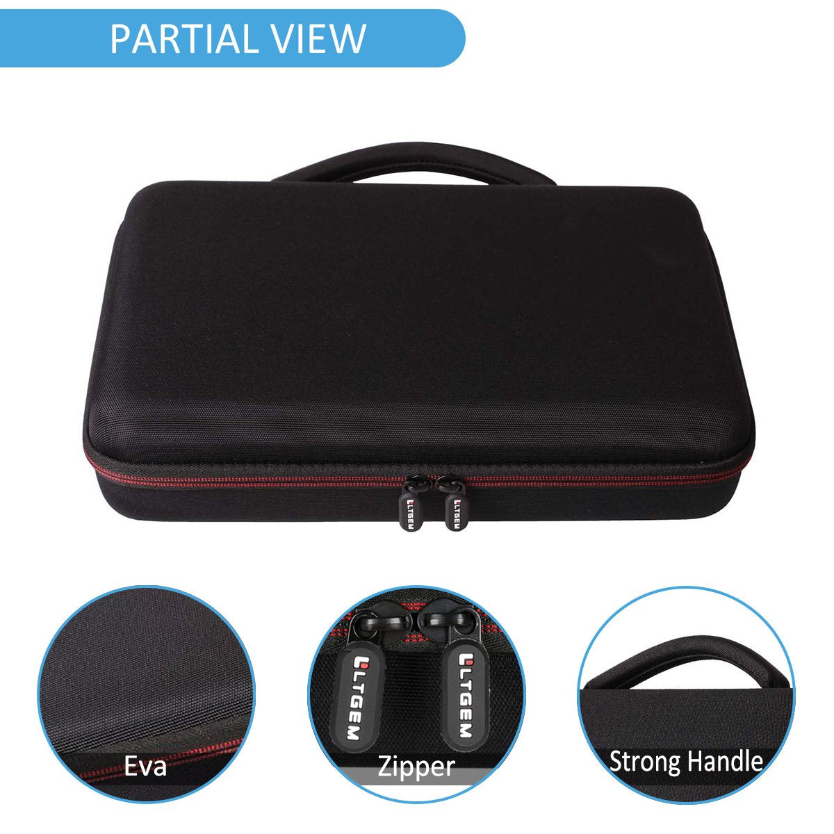 LTGEM Case for Akai MPK Mini MK3/MPK Mini Play MK3 MIDI Controller