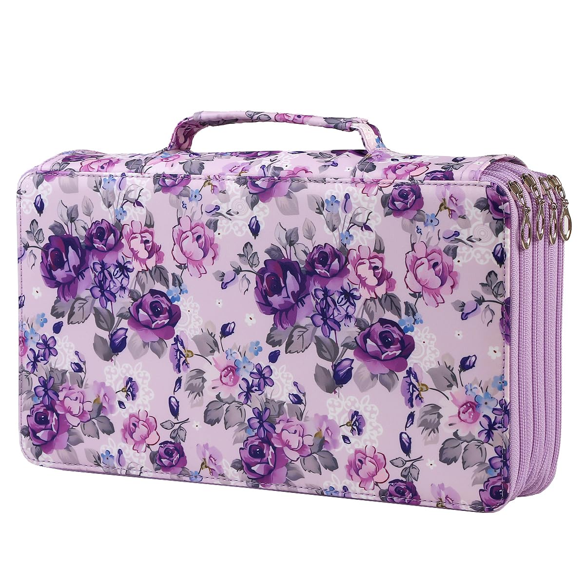 Lbxgap 300 Slots Colored Pencil Case Organizer, 4 Layer Bag