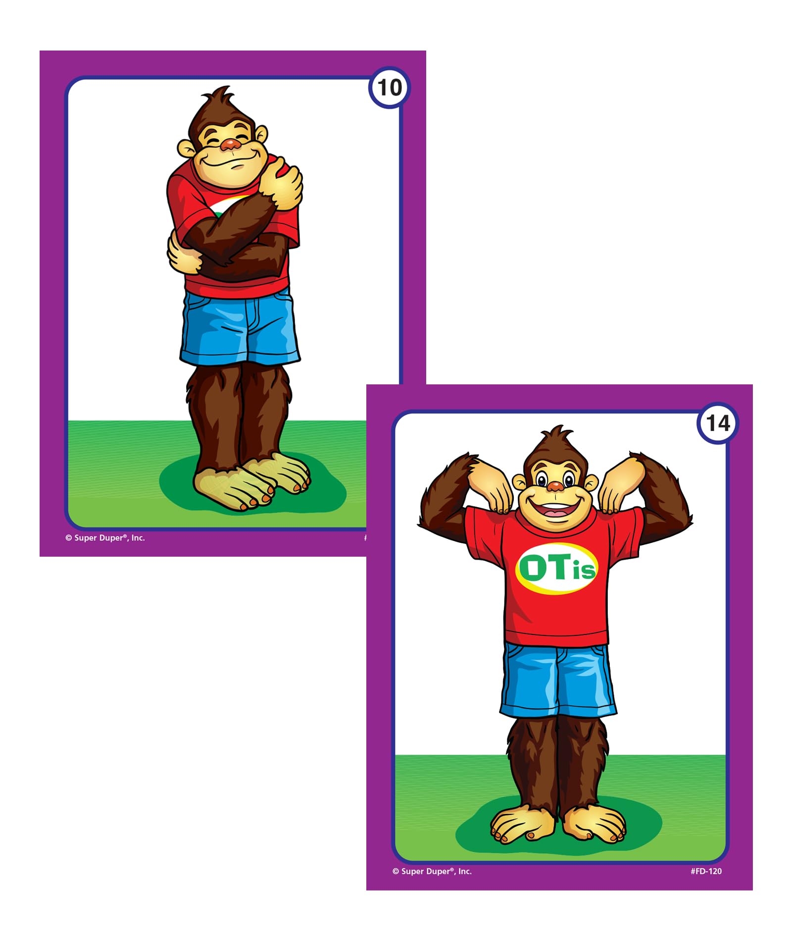 Super Duper Publications | Yoga Body Awareness and Exercise Fun Deck | Occupational Therapy Flash