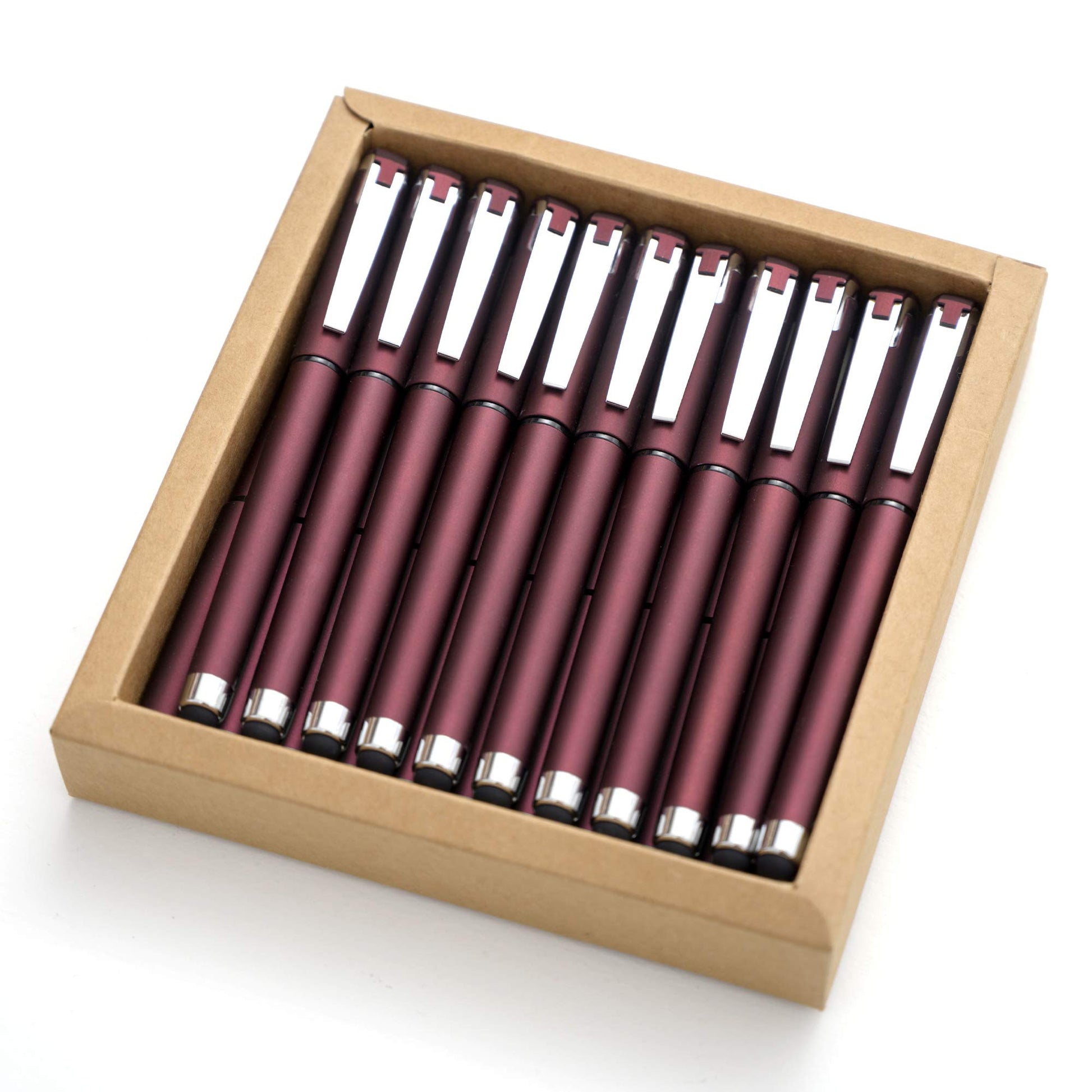 MiSiBao 0.7mm Black Ink Gel Ink Rollerball Pens 2 in 1 Medium Point Pens with Stylus Work Pen
