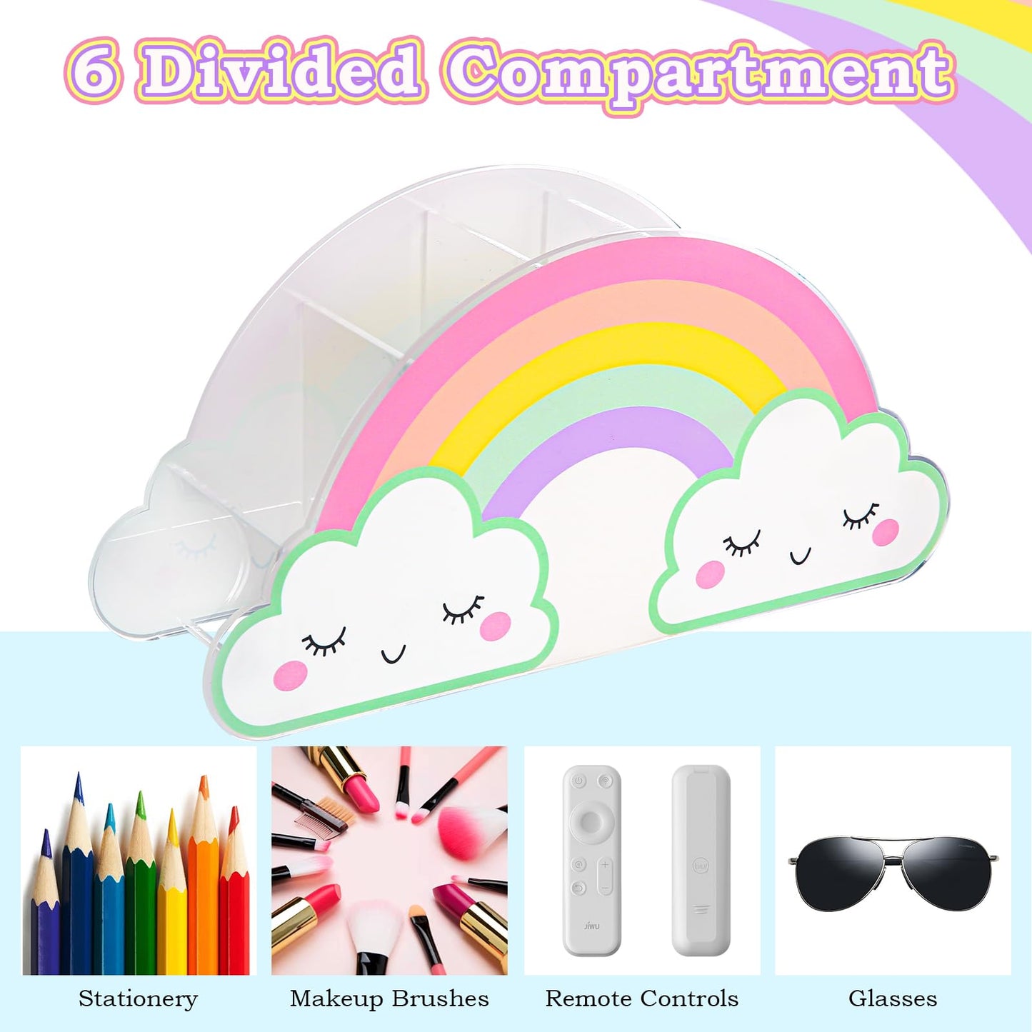 Kids Desk Organizer Pencil Holder Desk Accessories Caddy for Homeschool