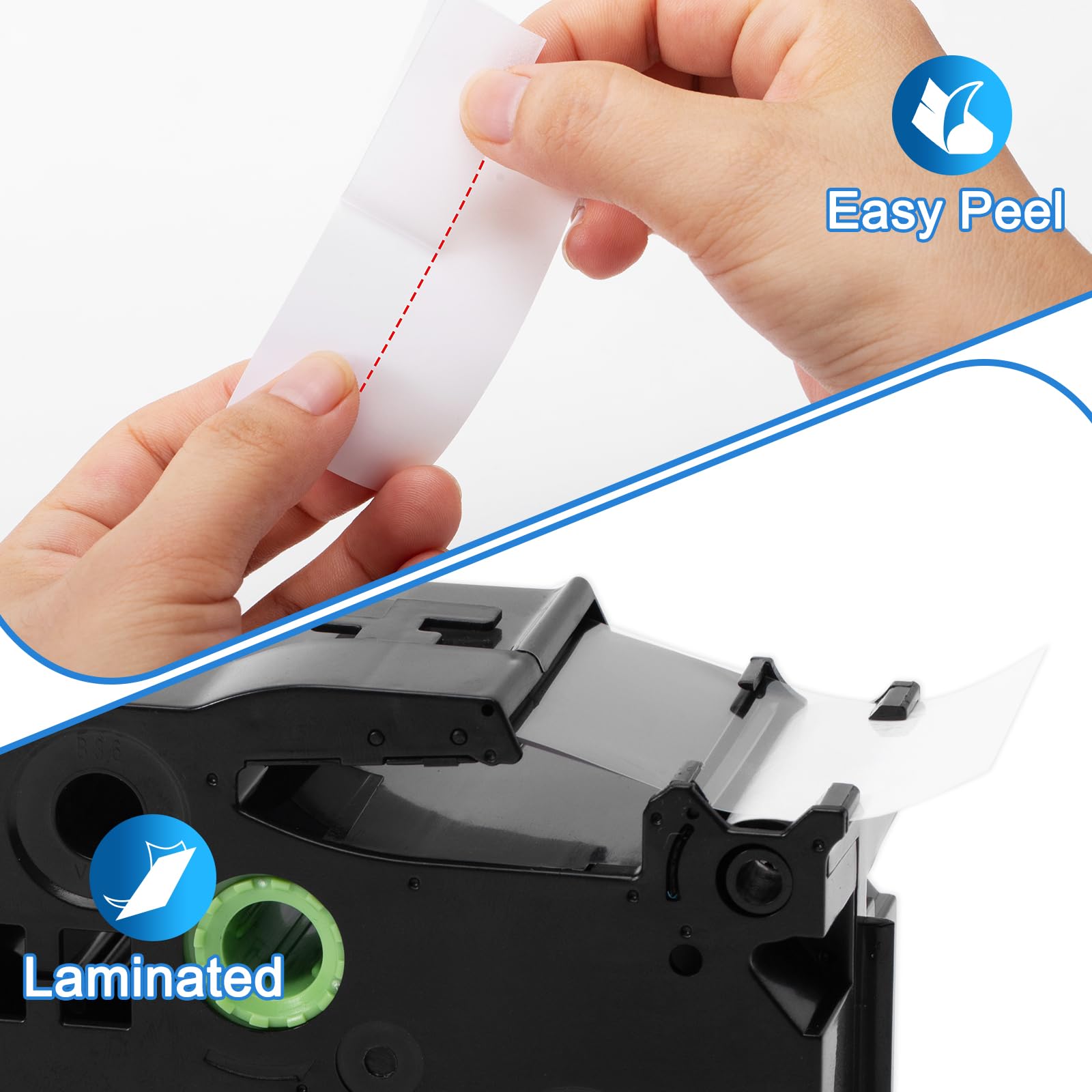 36mm Label Tape TZe-261 Replacement for Brother P Touch TZe TZ Tape 1.4''