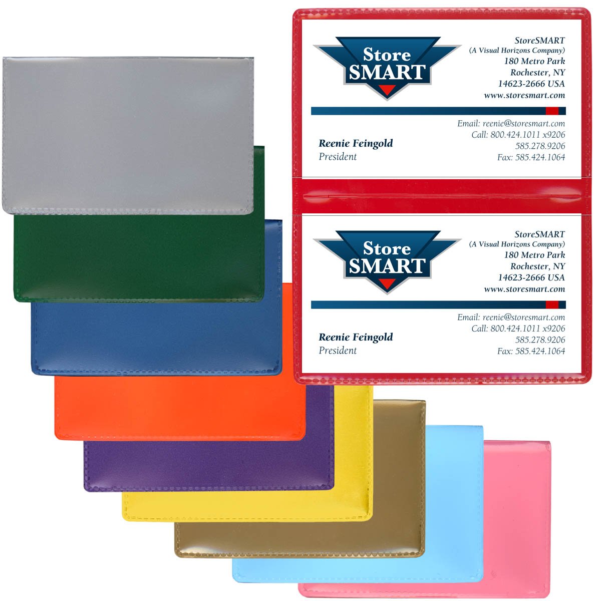STORE SMART - Plastic Folding Card Holders Variety 10-Pack - RPP2915VP-10