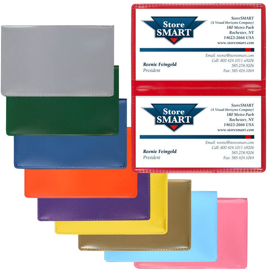 STORE SMART - Plastic Folding Card Holders Variety 10-Pack - RPP2915VP-10