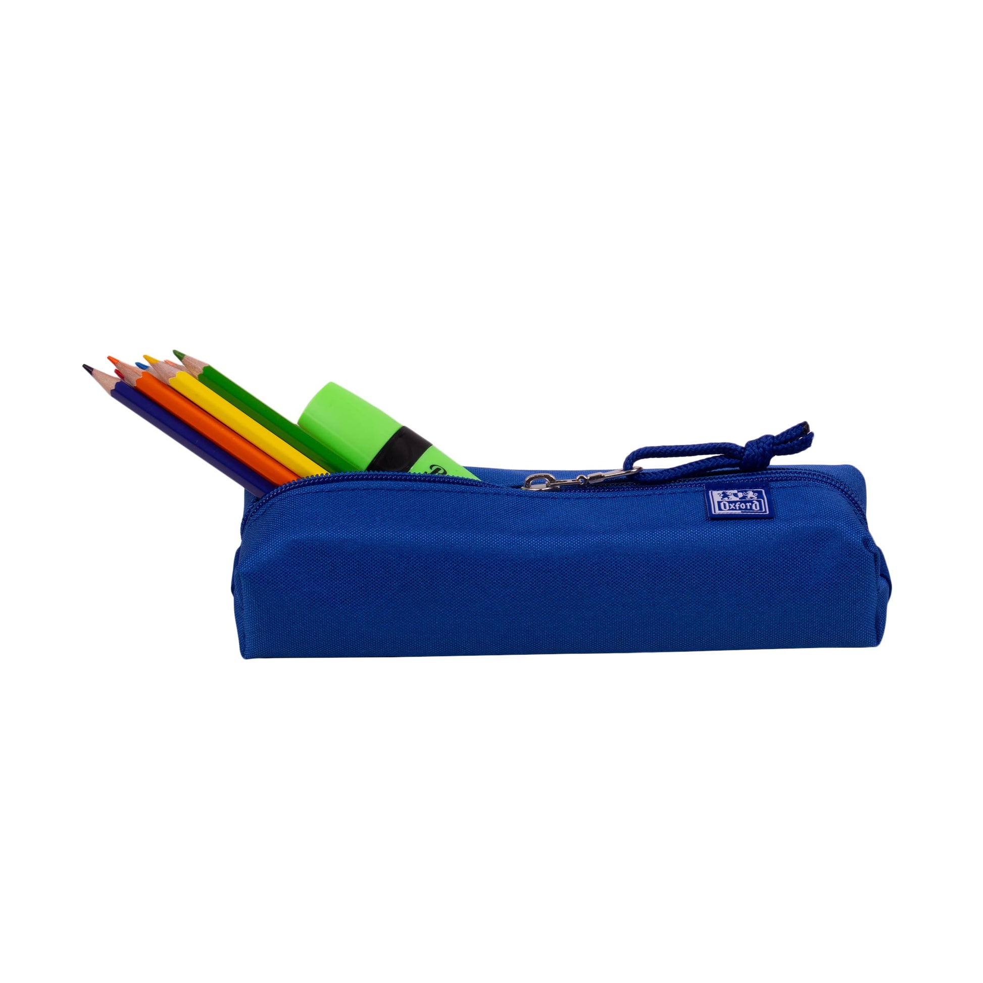 Oxford, Rectangular Pencil Case Kangoo with Rubber 22cm Blue