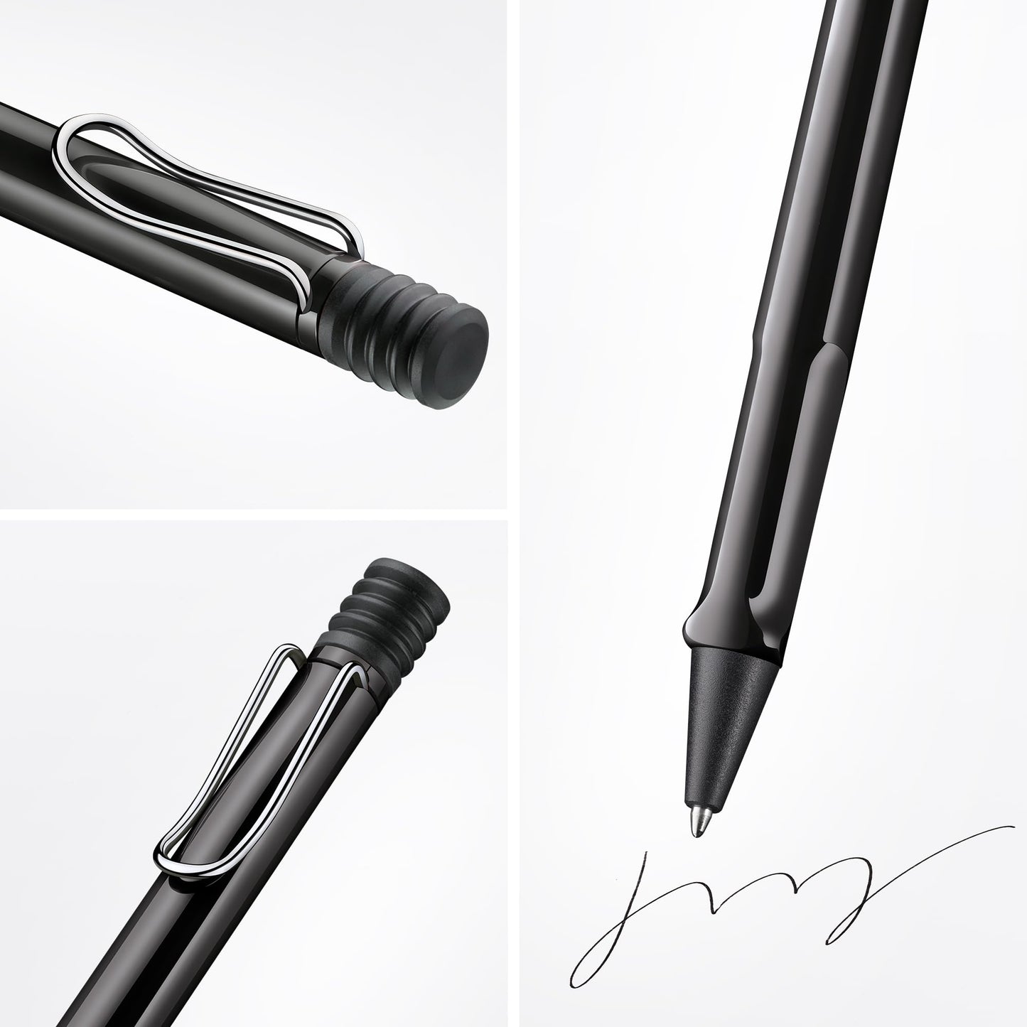 Lamy safari black - Ballpoint Pen with ergonomic grip & line width M - for pleasant long writing