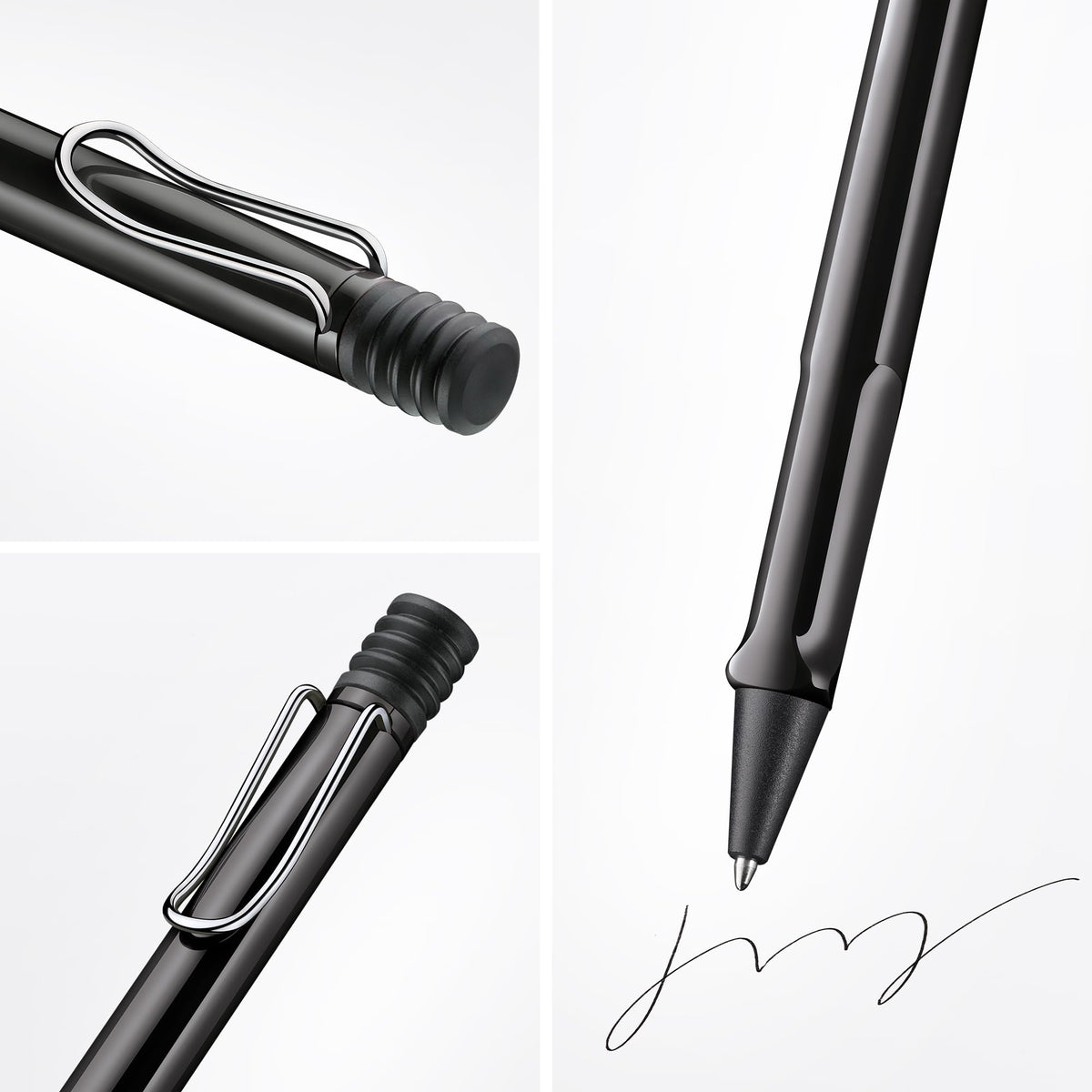 Lamy safari black - Ballpoint Pen with ergonomic grip & line width M - for pleasant long writing