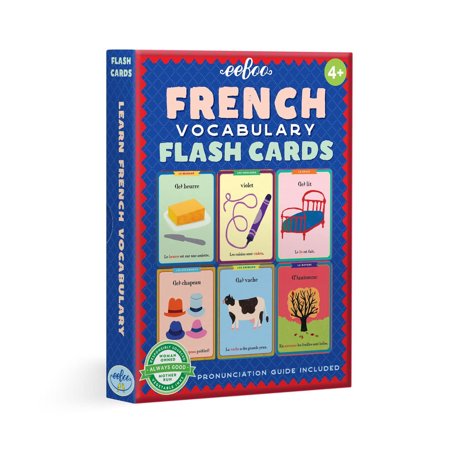 eeBoo: French Vocabulary Flash Cards, Learn French, Imaginative Problem Solving, Educational Games