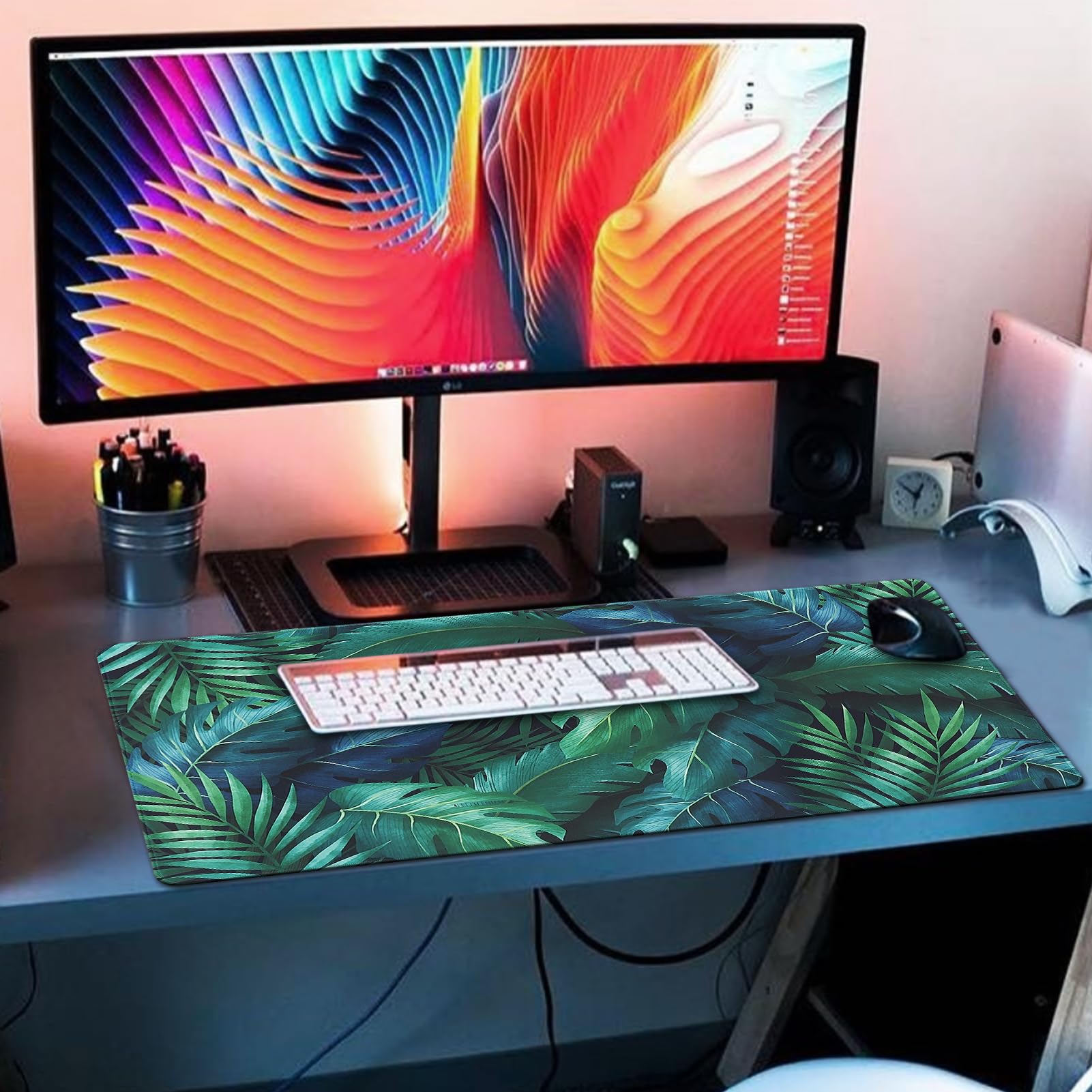 Cmhoo XXL Gaming Mouse Pad 35.4x15.7 Professional Large Mouse Pad & Computer Game Mouse Mat-90x40