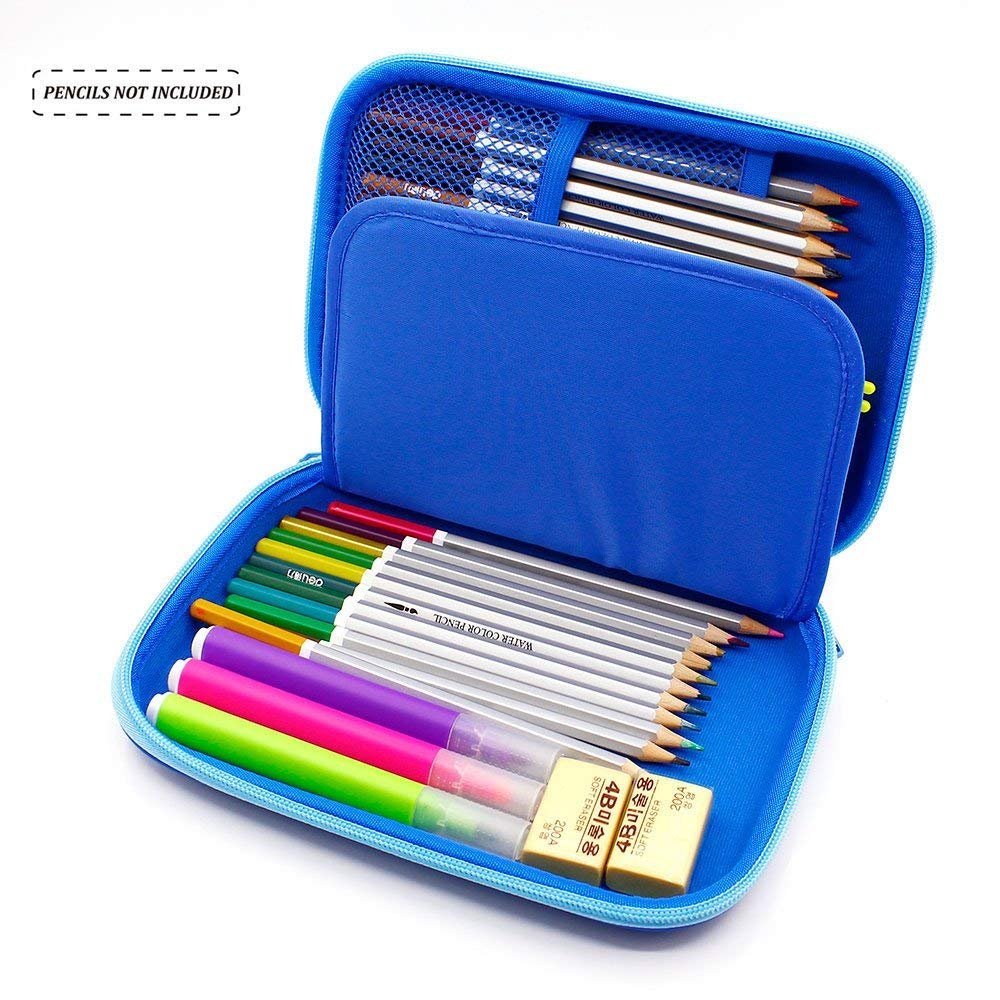 Mist Unicorn Premium Pencil Boxes 3D EVA Hardtop Pencil Pouches for Girls and Boys