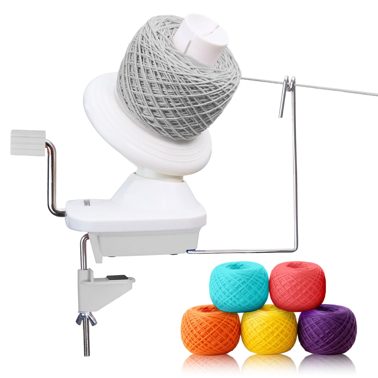 Olikraft Manual Yarn Ball Winder (Glacier Gray)