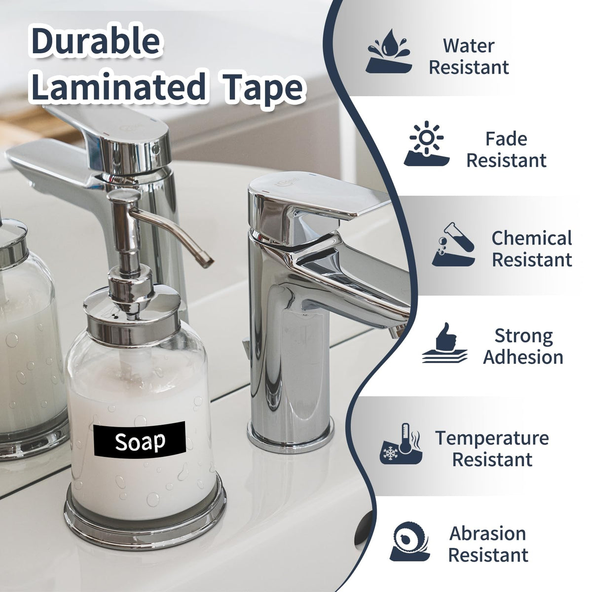 Oozmas TZe-335 Black Label Tape Compatible with Brother Label Maker Tape