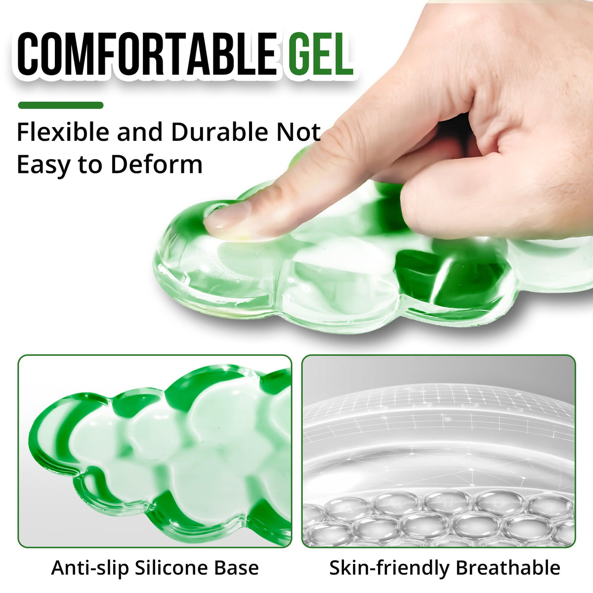 Keyboard Wrist Rest Set — Ergonomic Cloud Wrist Rest Keyboard and Mouse Pad, Non-Slip Desk