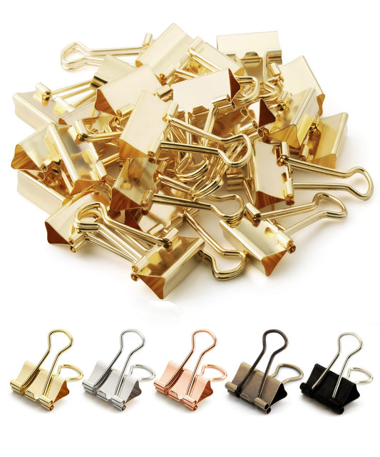 Mr. Pen- Small Binder Clips, 50 pcs, 0.75", Small Size