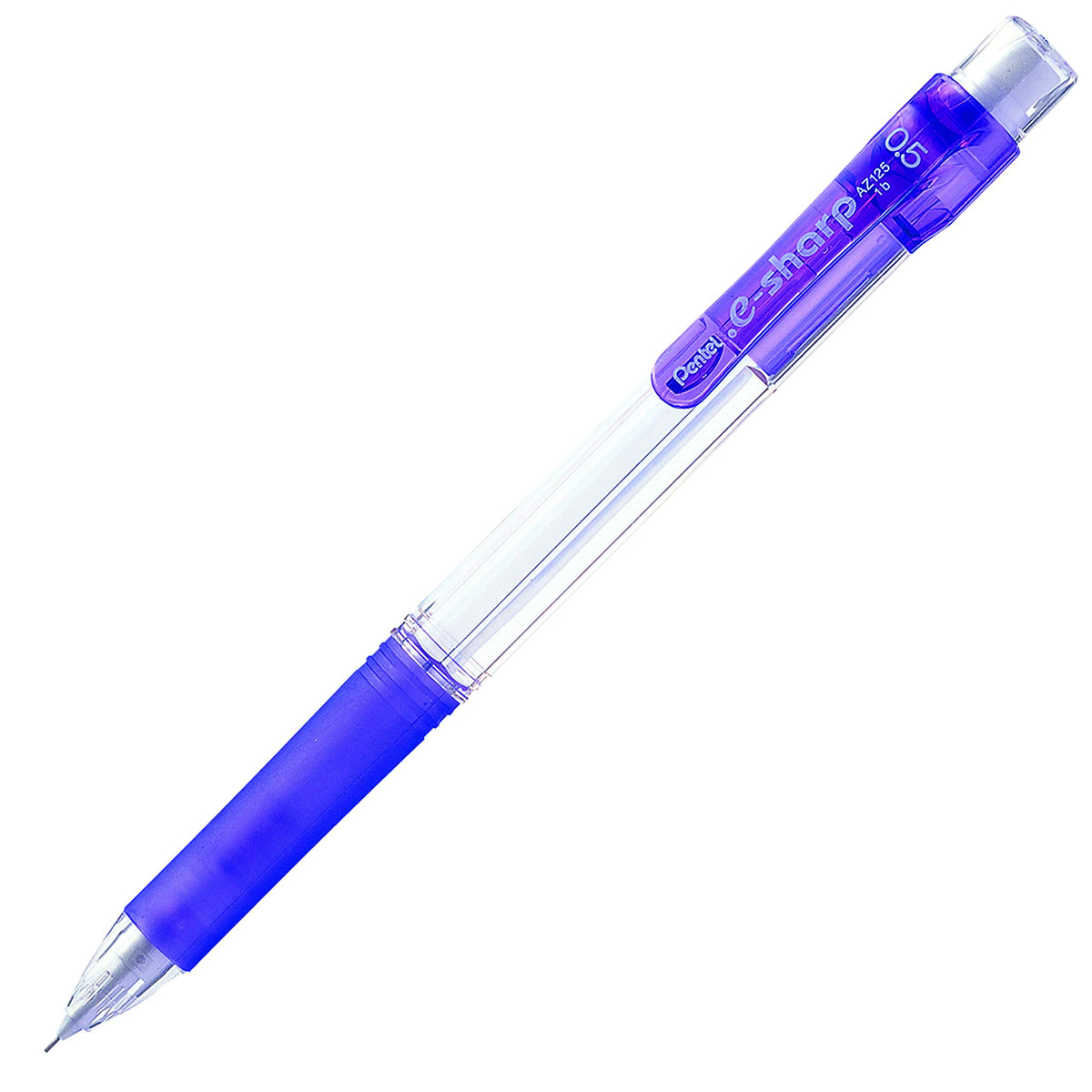 Pentel e-sharp Automatic Pencil, 0.5mm, Violet Accents, Box of 12 (AZ125V)