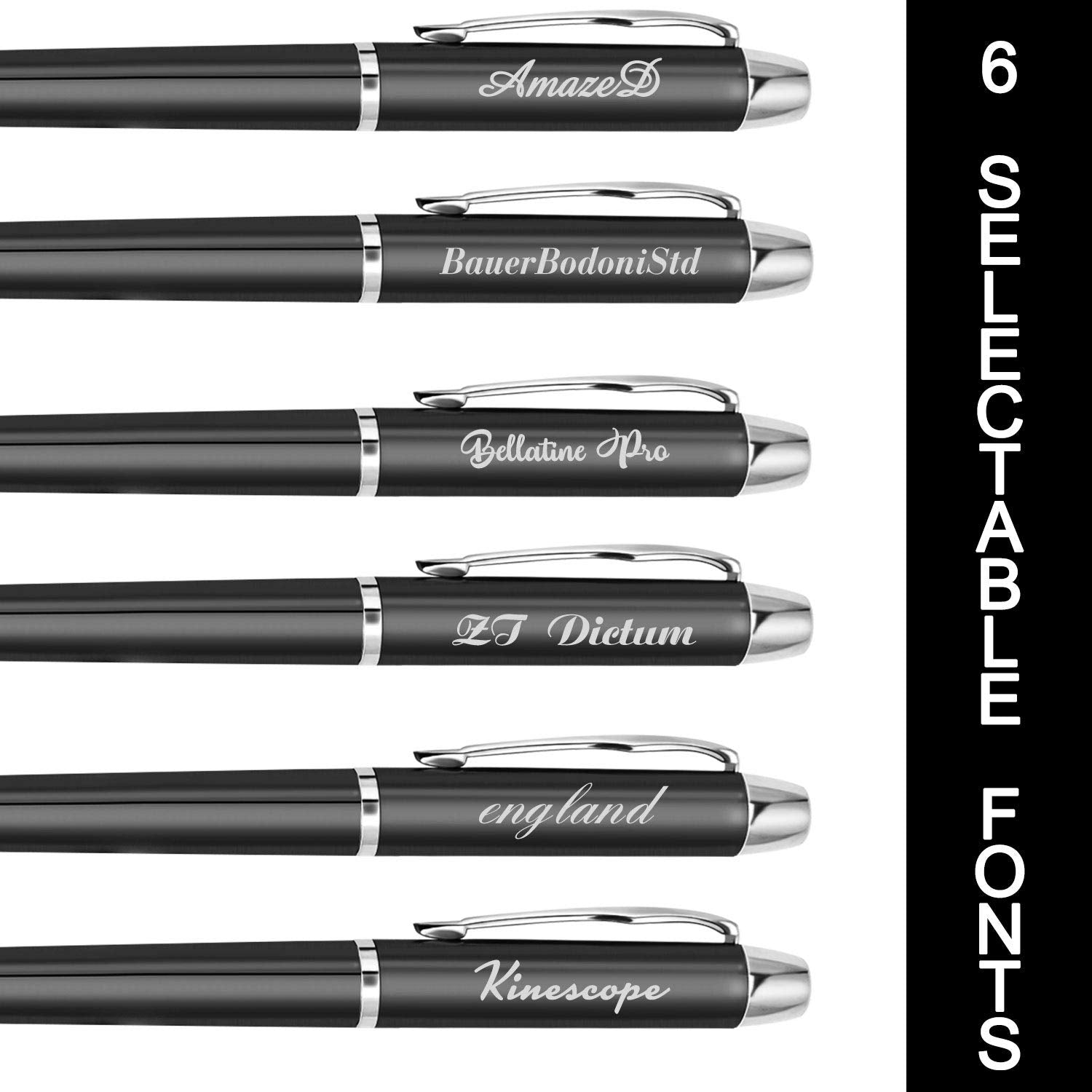 Personalized Pens,Custom Engraved Ballpoint Pen and Case,Personalized Gifts for