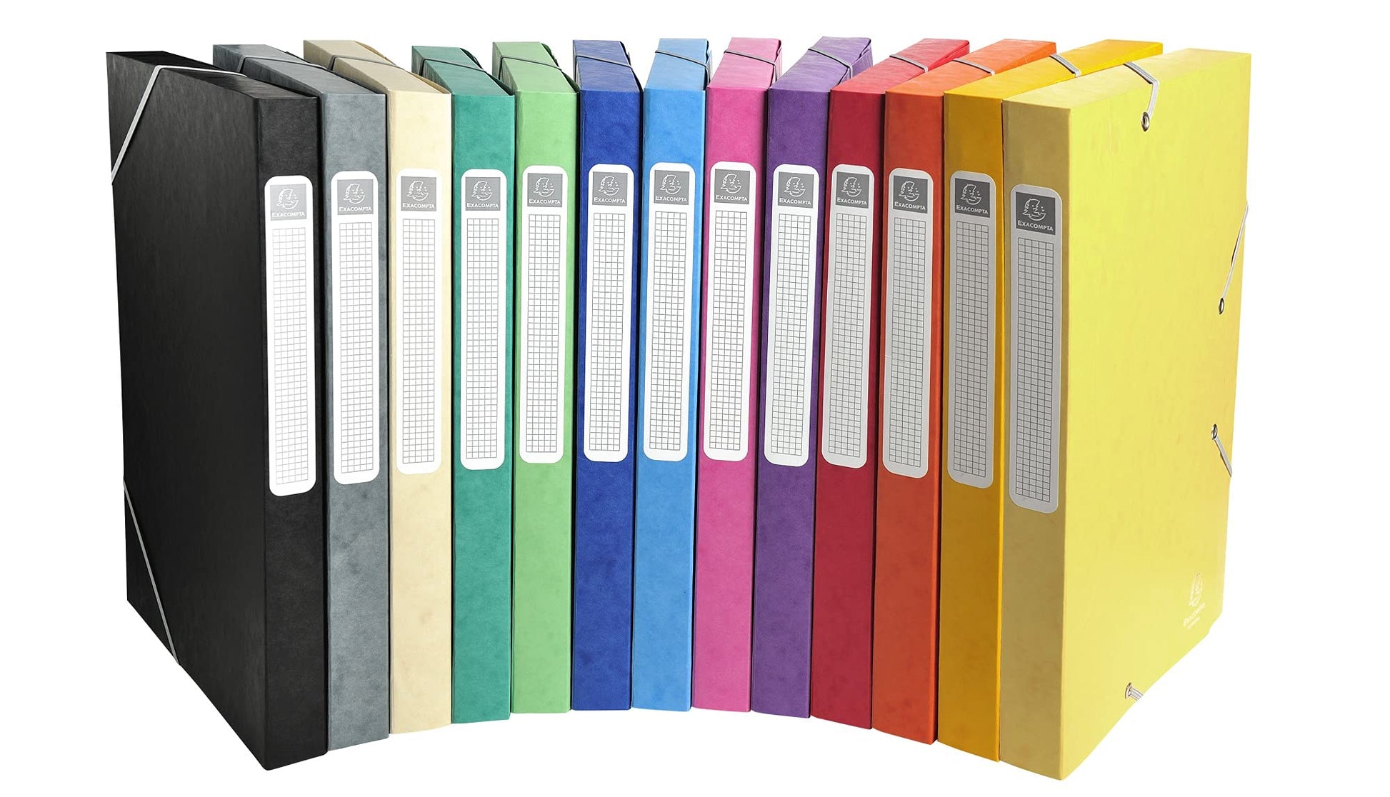 Exacompta - Ref 50603E - Pressboard Filing Box - 250 x 330mm in Size, Suitable for Holding A4