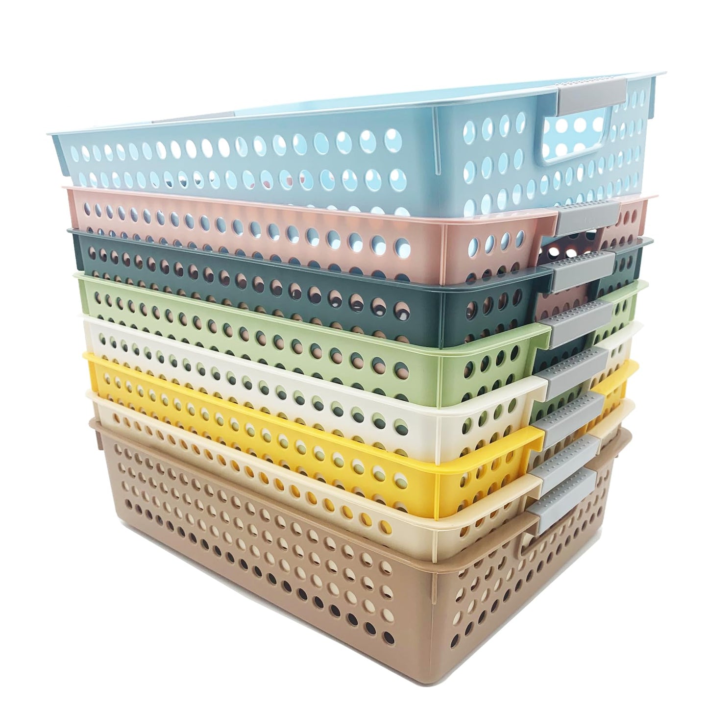 8Pcs Classroom Organization and Storage Paper Tray Holds,Fits 4A paper