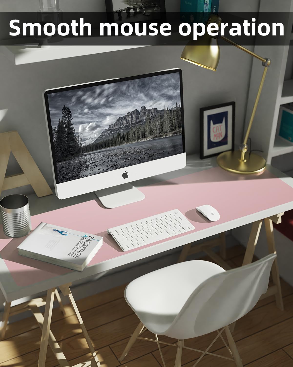 Non-Slip Desk mat,PU Leather Desk Pad Protector, Office Desk Mat, Large Mouse Pad,Desk Blotter