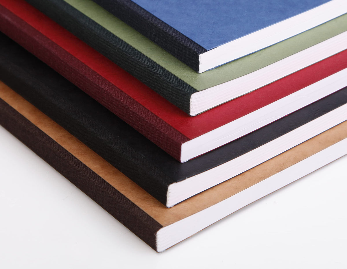 Clairefontaine 795425C Collection Age Bag A Grey Canvas Back Stitched Notebook - A5 14,8x21 cm
