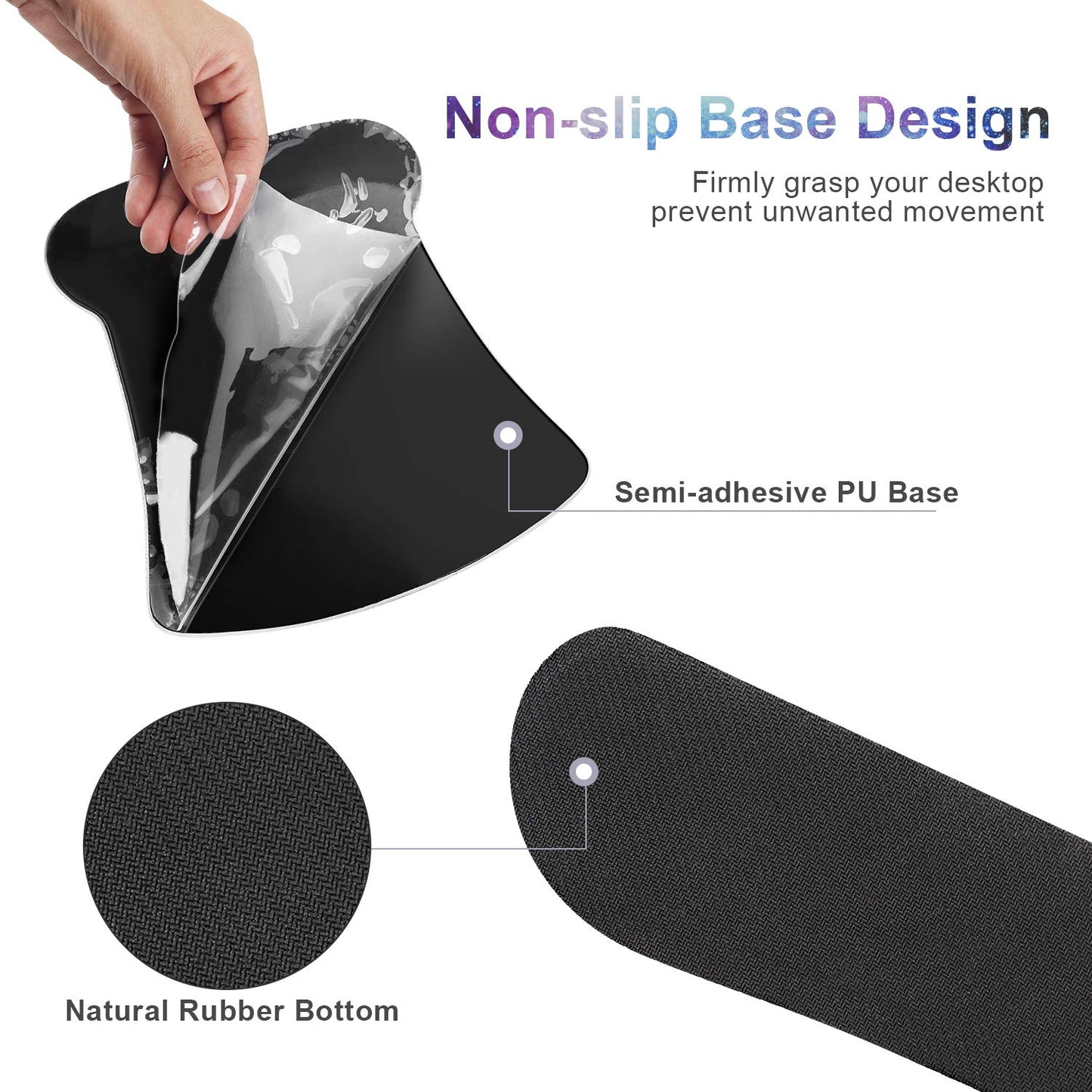 Mouse Pad with Wrist Support and Keyboard Wrist Rest Pad Set,Ergonomic Mouse Pads for Computers