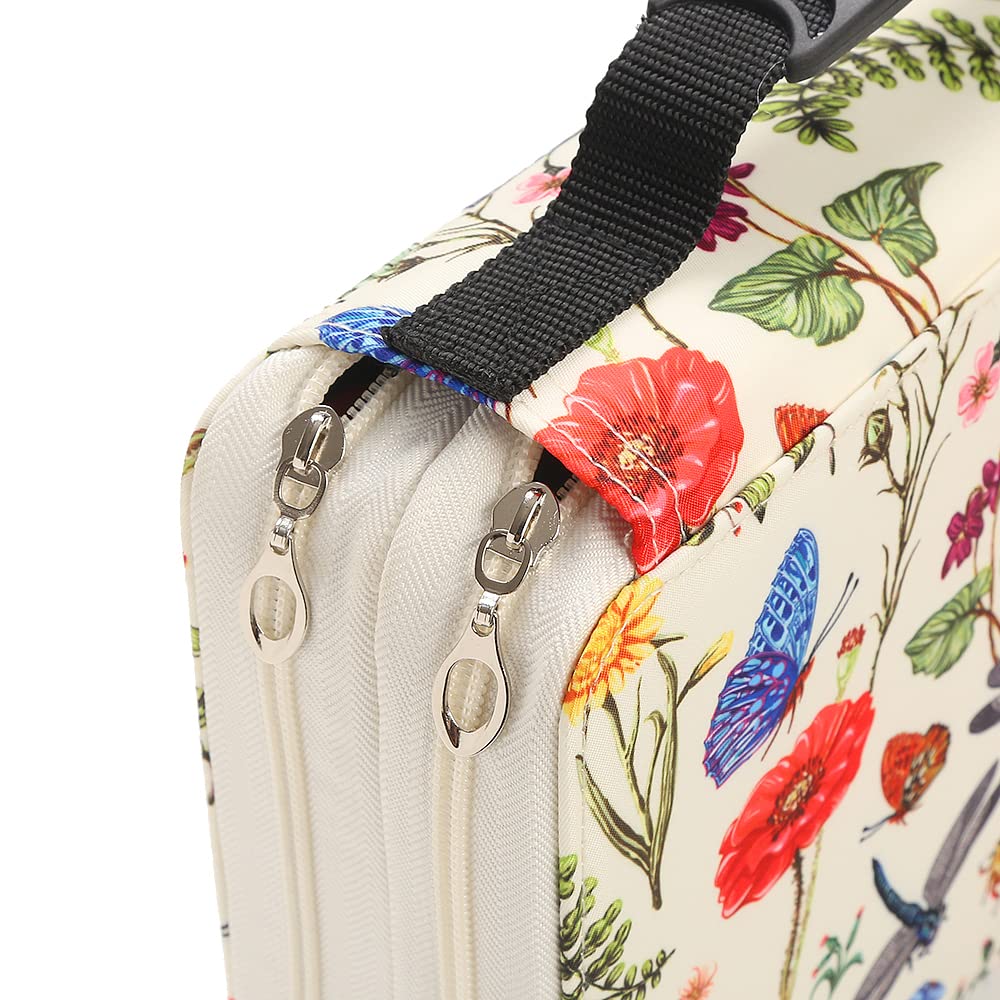Lbxgap 68 Slots Marker Pen Organizer Case w/Handle
