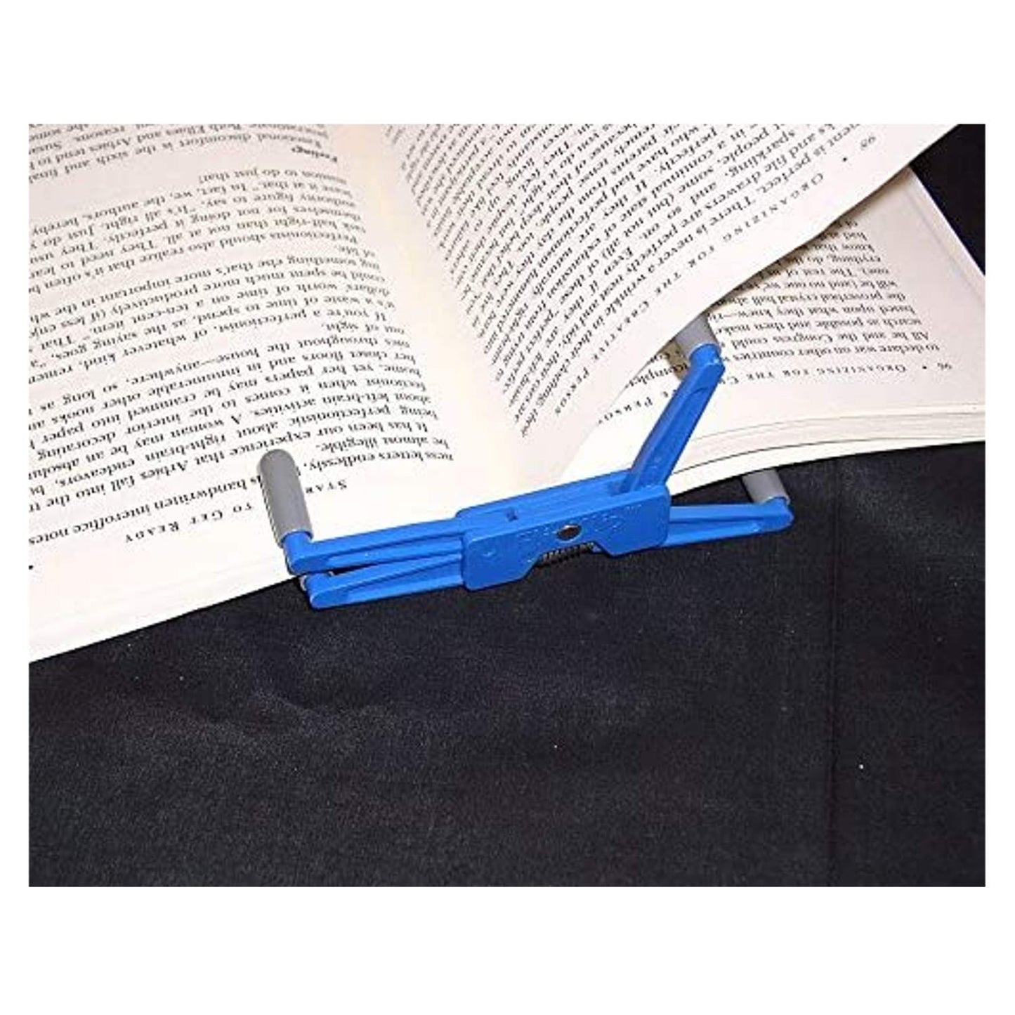 FlipKlip Portable Book Page Holder for Hands Free Reading in Bed, on the Go, on the Treadmill &