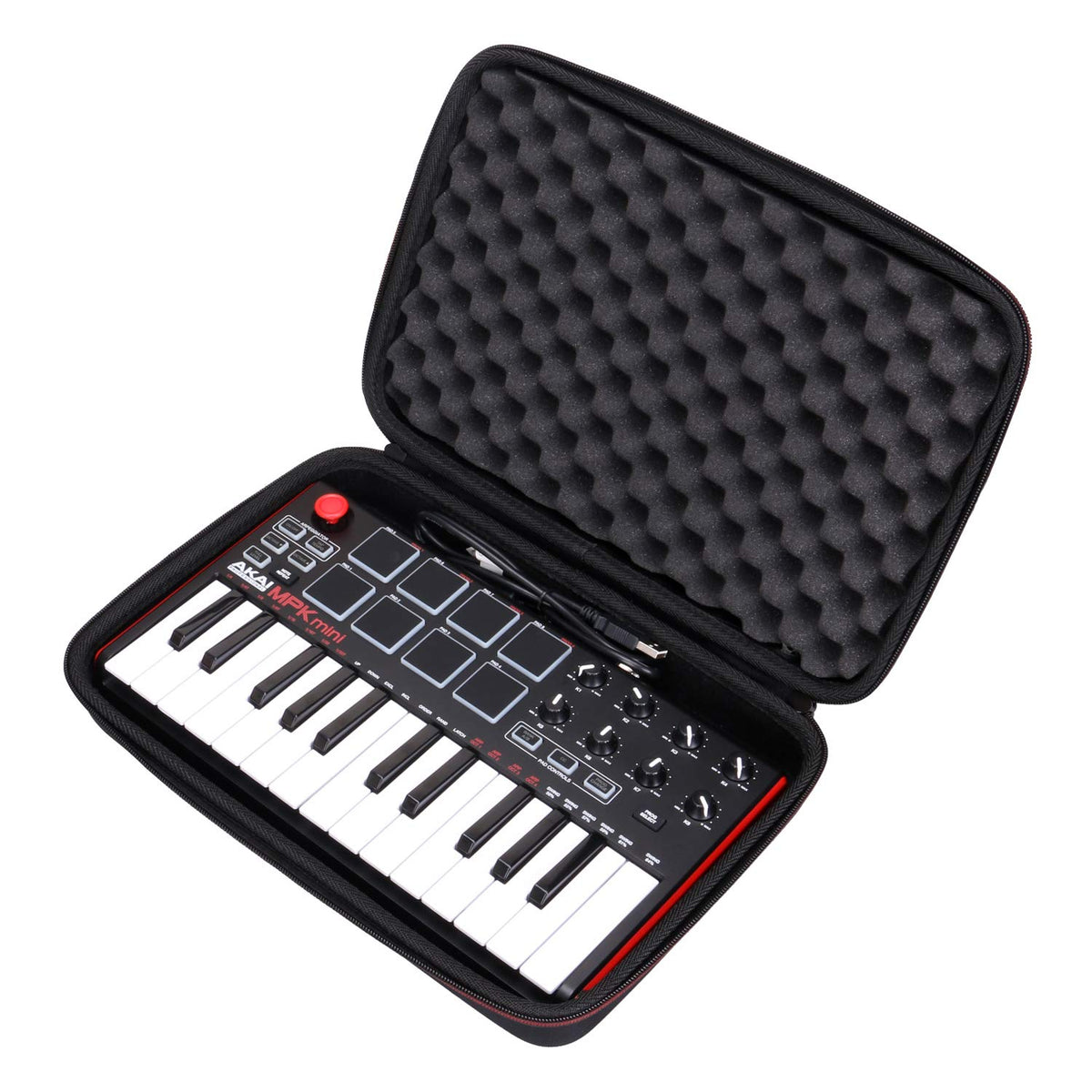 LTGEM Case for Akai MPK Mini MK3/MPK Mini Play MK3 MIDI Controller