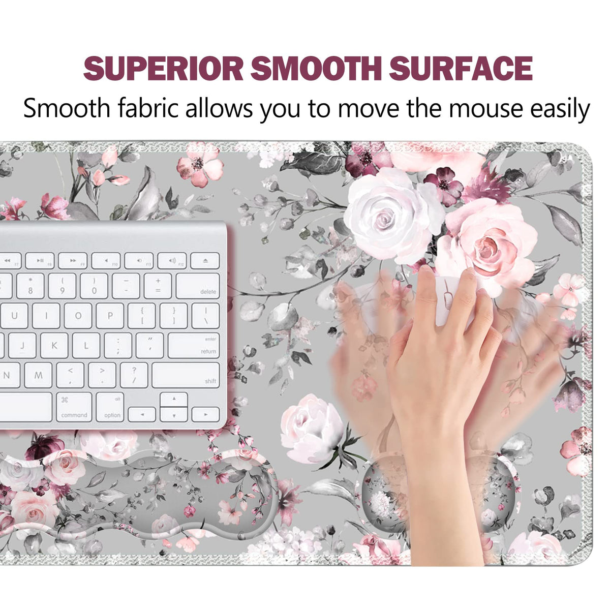 Upgraded Extended Gaming Mouse Pad, Keyboard Wrist Rest Pad, Wrist Support Mousepad Set, Artso
